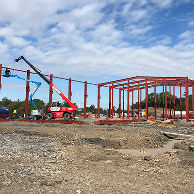 Steel structures in cramlington